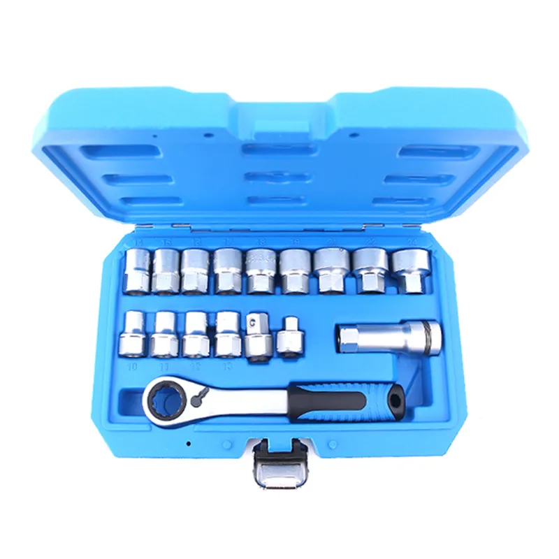 Body Jewelry Removal Tool - 17ピースピアスラチェットスリーブ多機能歯除去ツール、12アングル付き、ボディジュエリー交換用ロングテール