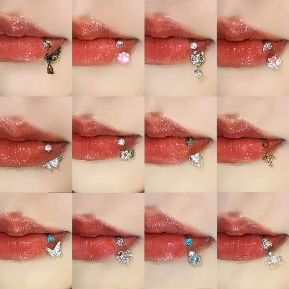 Body Jewelry Europe - リップリングコレクション ホースシューシェイプCリング キュートでスパイシーな女の子向けイヤリングリング 個性的で多用途な卸売 欧米ジュエリー