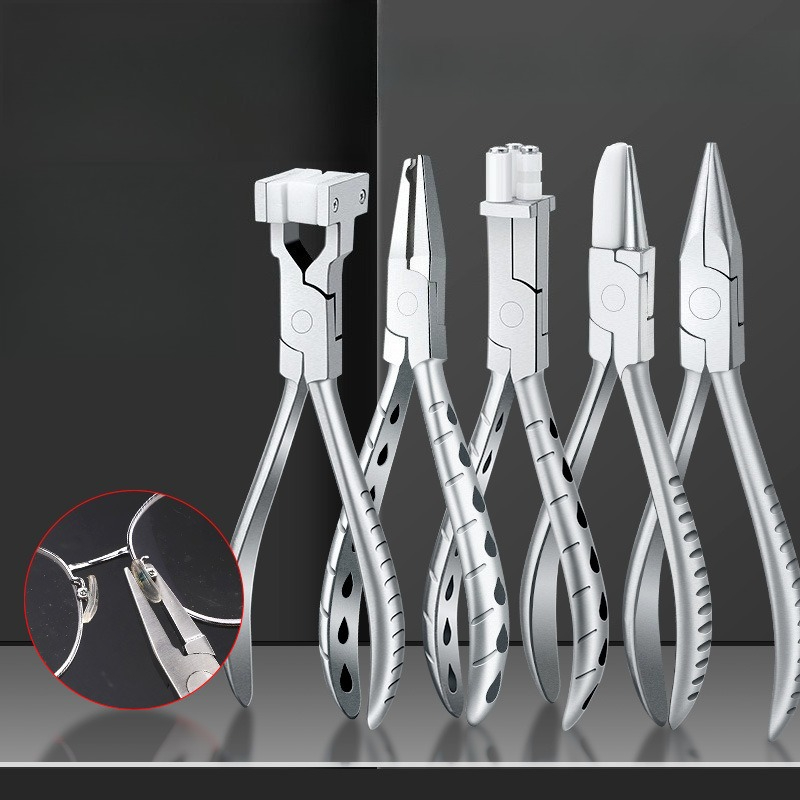 Body Jewelry Removal Tool - メガネプライヤー 鼻パッドプライヤー テンプル調整ツール ミラーボディアクセサリー 修理 取り外し