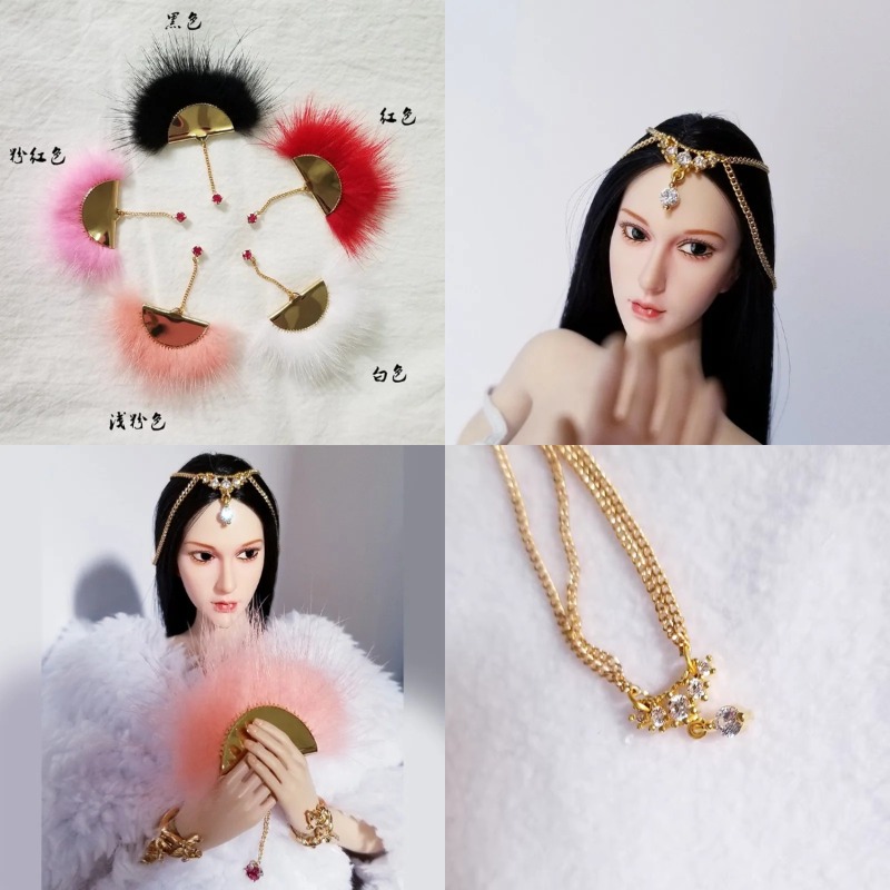 Body Jewelry Real Diamonds - 在庫あり 1/6 スケールアクションフィギュアファンジュエリーダイヤモンドヘッドウェアモデルシーン装飾ブライス PHICEN Tbl ボディアクセサリー
