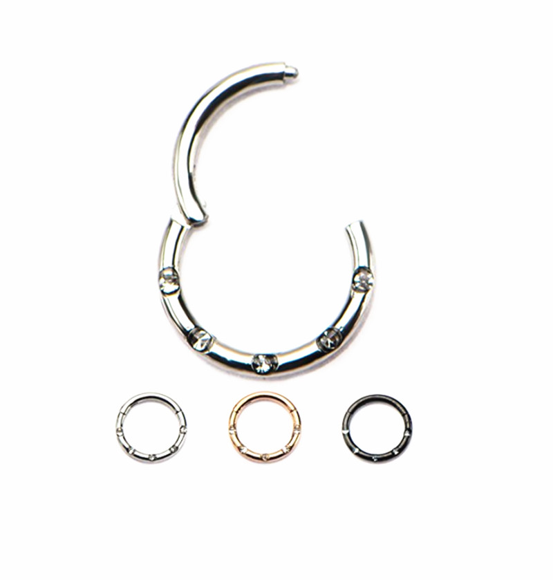 ステンレス鋼リング,シームレス,ヒンジ付きセグメントリング, - Clicker Ring Seamless のレビューと価格