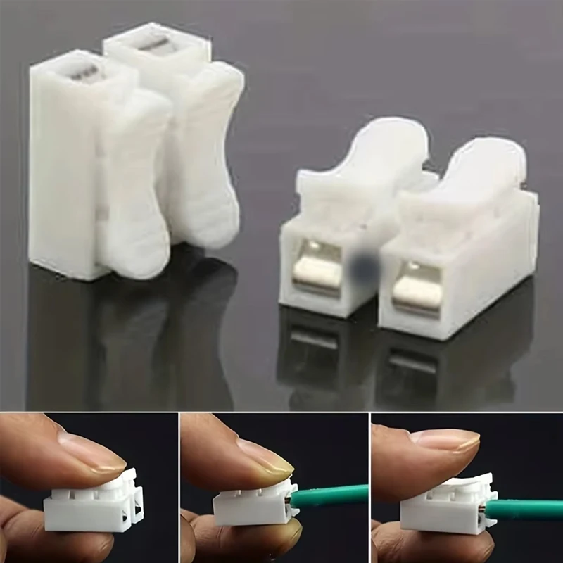50 個プッシュクイックワイヤーケーブル CH2 コネクタ  - Threadless Push Pin のレビューと価格