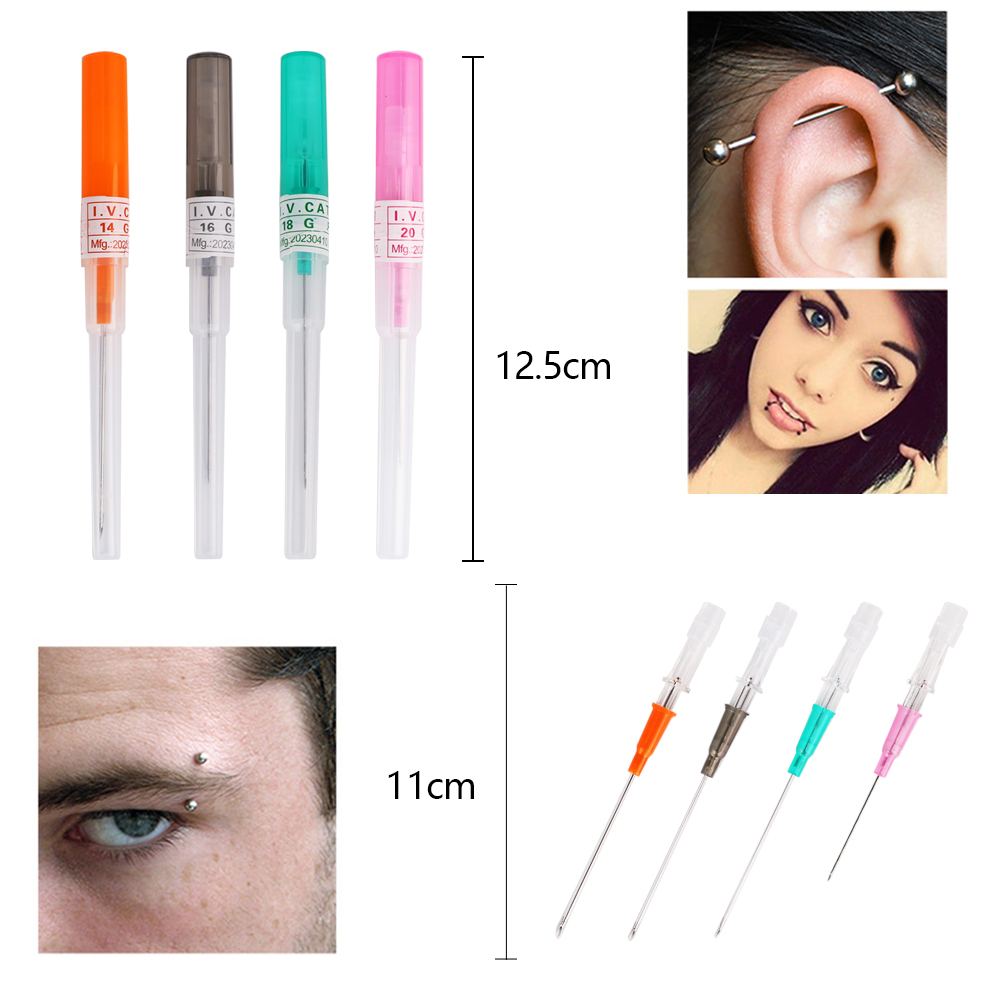 滅菌済み使い捨てピアスニードル 14G/16G/18G/20 - Body Jewelry Tool のレビューと価格