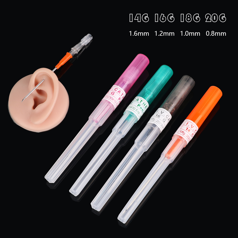 滅菌済み使い捨てピアスニードル 14G/16G/18G/20 - Body Jewelry Tool のレビューと価格