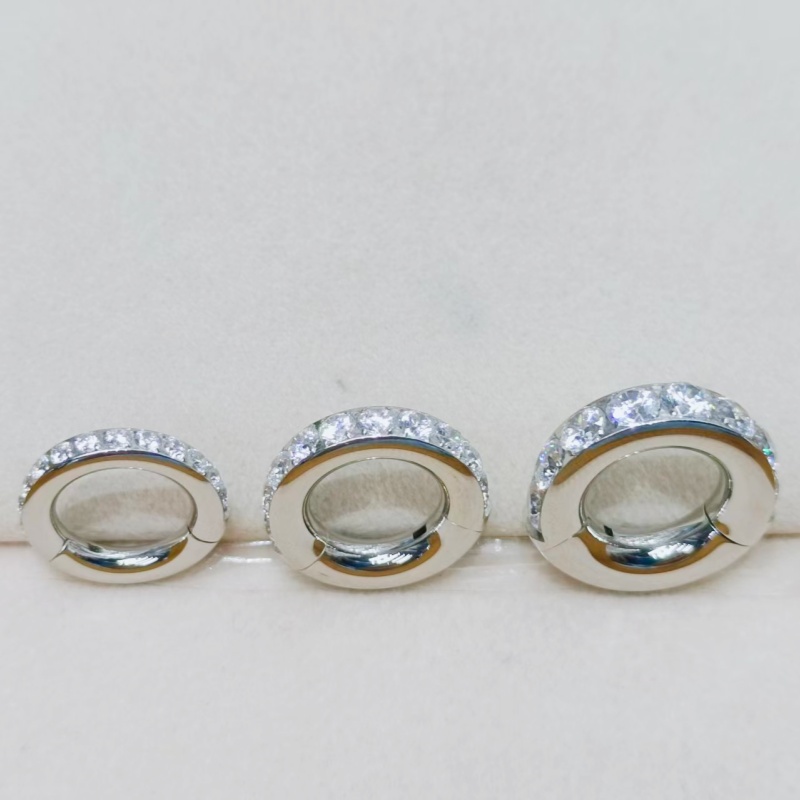 10個入り 3mm 4mm 5mm ゲージ サージカルステン - Clicker Ring Seamless のレビューと価格