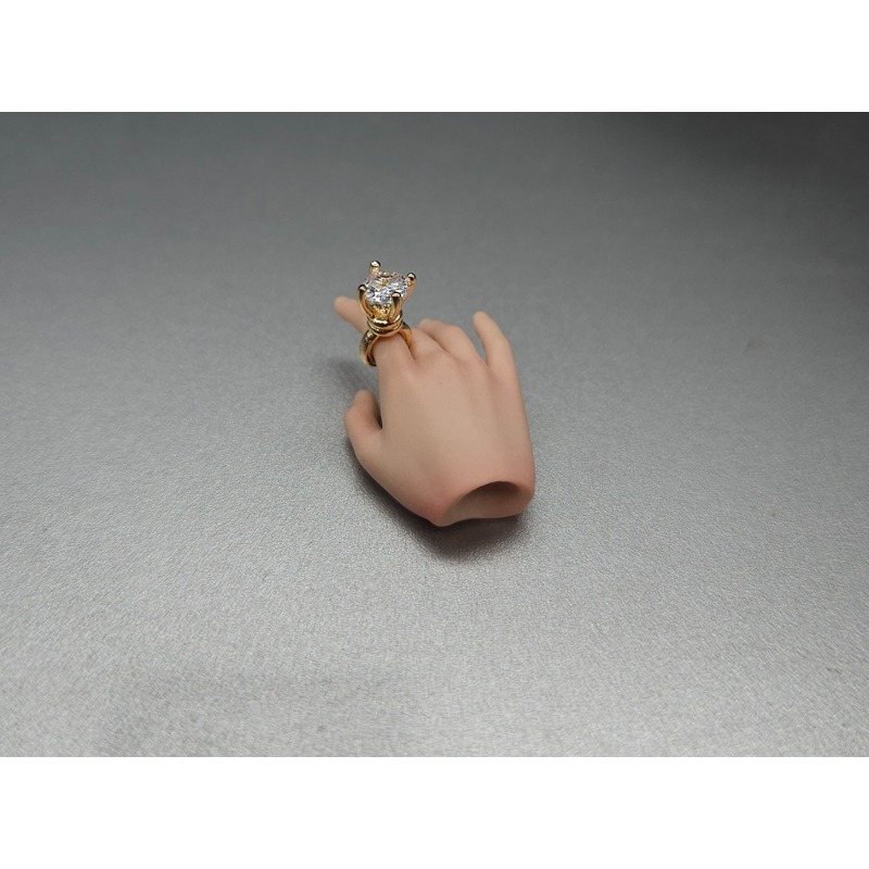 1/3 スケールミニジュエリーダイヤモンドリングシミュレーシ - Body Jewelry Real Diamonds のレビューと価格