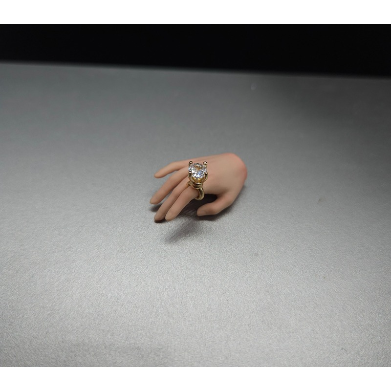 1/3 スケールミニジュエリーダイヤモンドリングシミュレーシ - Body Jewelry Real Diamonds のレビューと価格