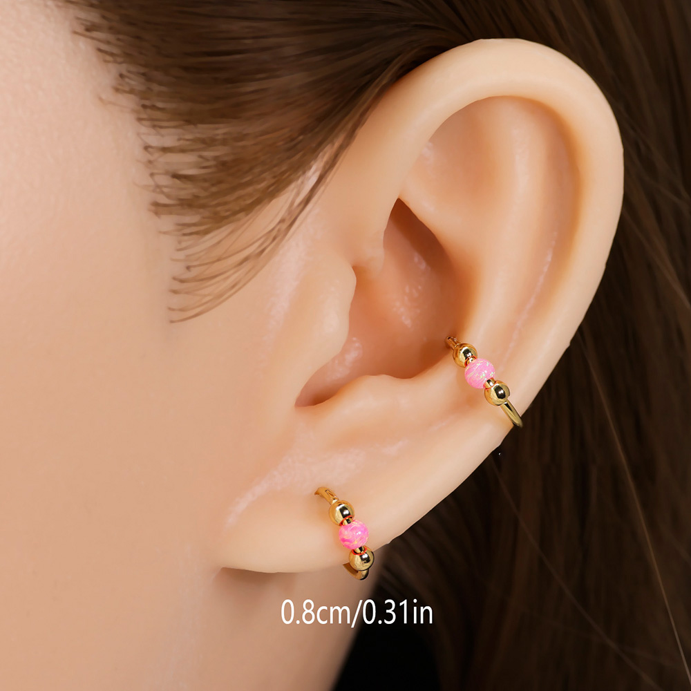 オパールノーズリングスパークルセット、医療用チタンスターカッ - Body Jewelry Eu のレビューと価格