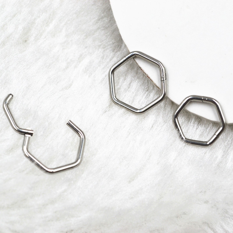 50 ピース/ロット 316L サージカルスチールシームレス - Clicker Ring Seamless のレビューと価格