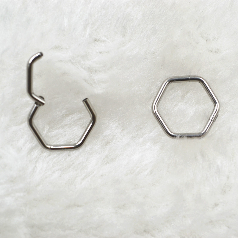 50 ピース/ロット 316L サージカルスチールシームレス - Clicker Ring Seamless のレビューと価格