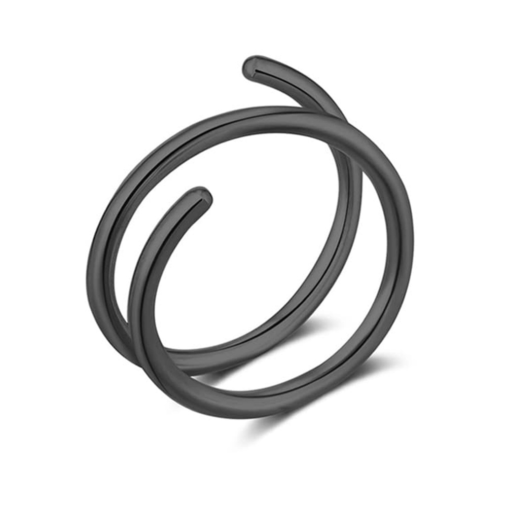1PC ステンレス鋼 316 ダブルスパイラルまたは二重層ノ - Body Jewelry Lip Ring のレビューと価格