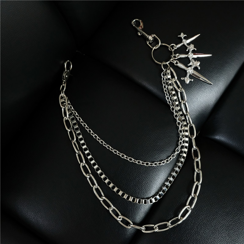 ヒップホップ パンク メタル ソード カジュアル 多用途パン - Body Jewelry Manufacturers のレビューと価格
