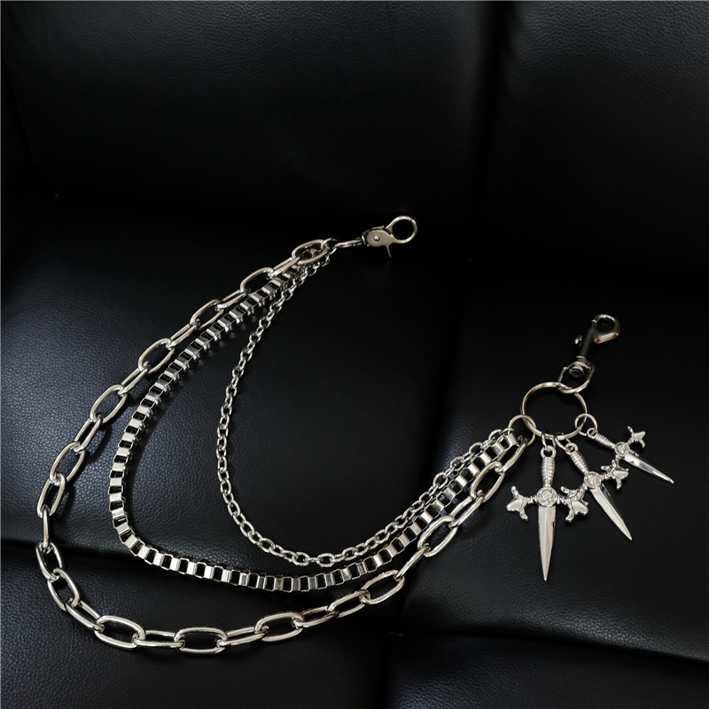 ヒップホップ パンク メタル ソード カジュアル 多用途パン - Body Jewelry Manufacturers のレビューと価格