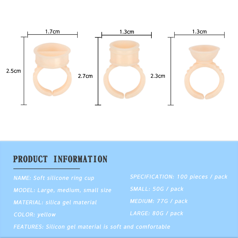 100/1000 個 Microblading 顔料接着剤リ - Body Jewelry Tattoo のレビューと価格