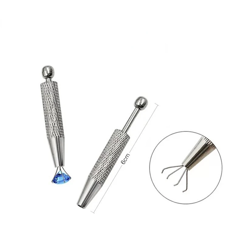 ミニ4爪ジュエリーピンセット、ピックアップツール、ダイヤモン - Body Jewelry Tool のレビューと価格