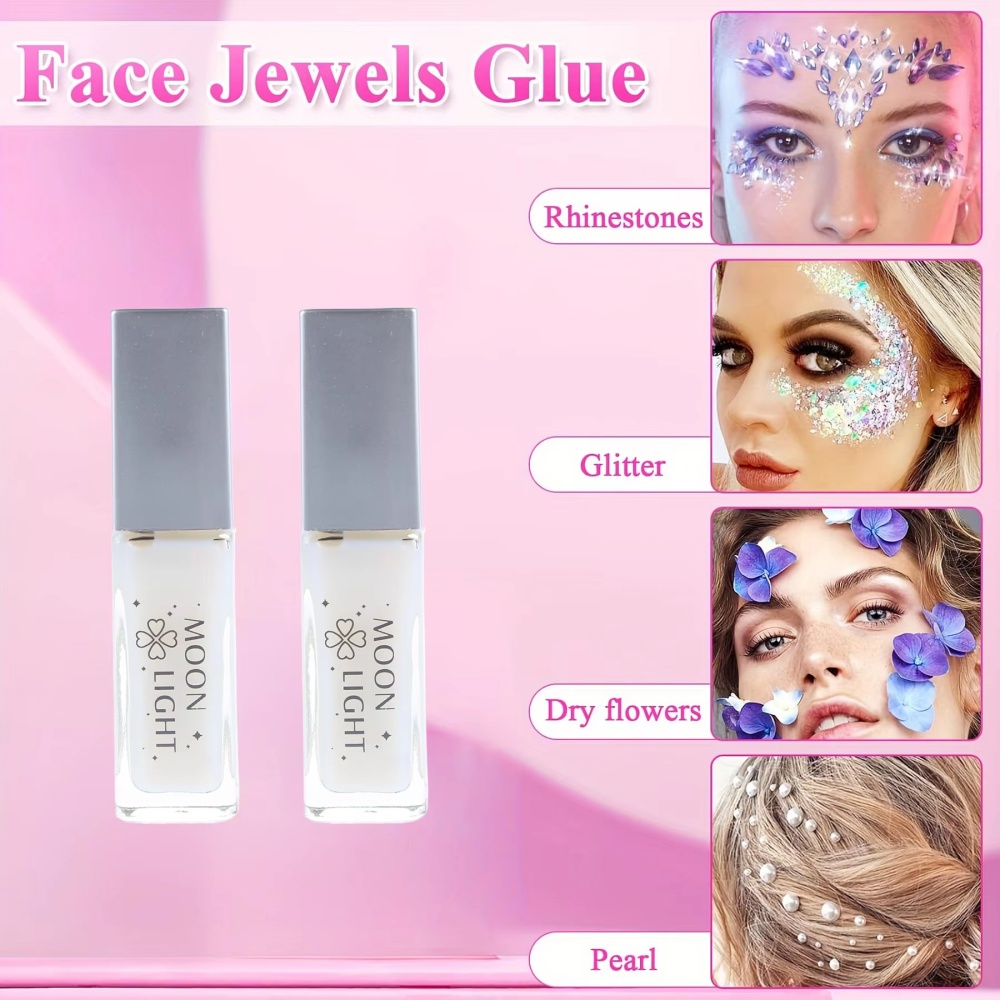 肌に優しいグリッターグルー 10ml 安全な白いボディ接着剤 - Body Jewelry Glue のレビューと価格