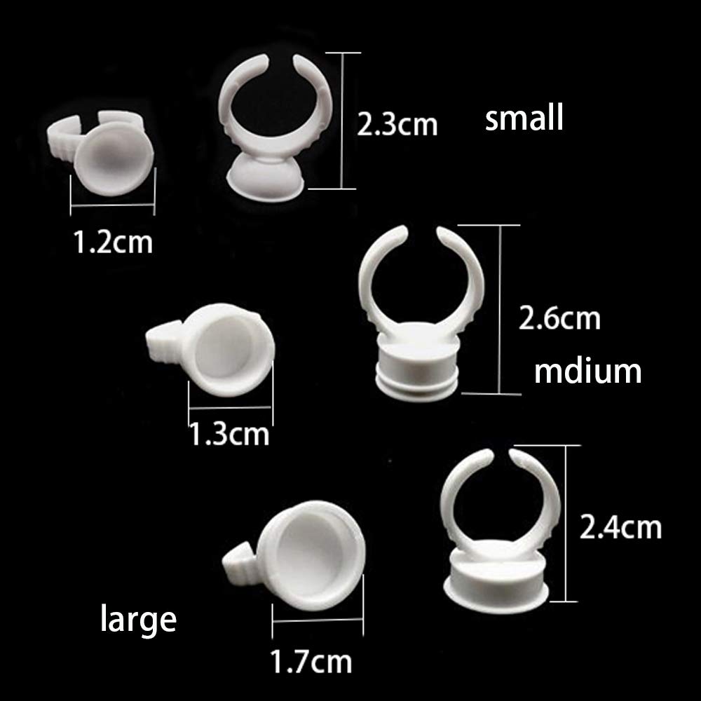 1000/500/100 個タトゥーインクリングカップ Mi - Body Jewelry Tattoo のレビューと価格