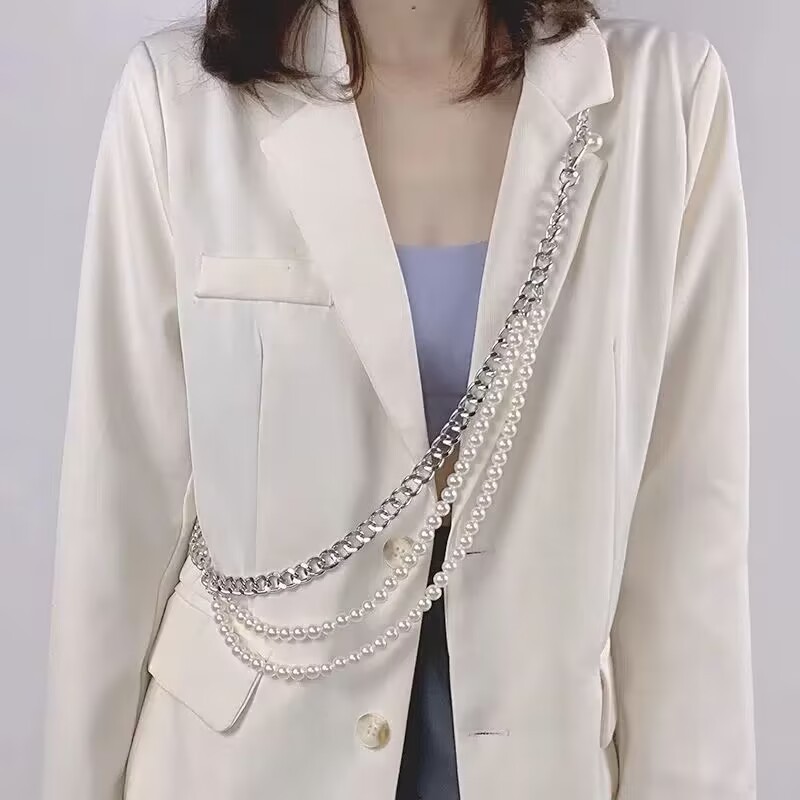 ジュエリー 新品 模造パール ウエストチェーン レディース  - Body Jewelry Manufacturers のレビューと価格