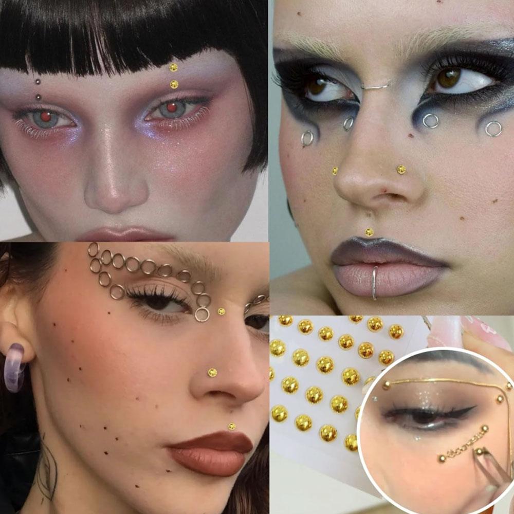 661個セット フェイスフェイクピアス フェイクリップリング - Body Jewelry Lip Ring のレビューと価格