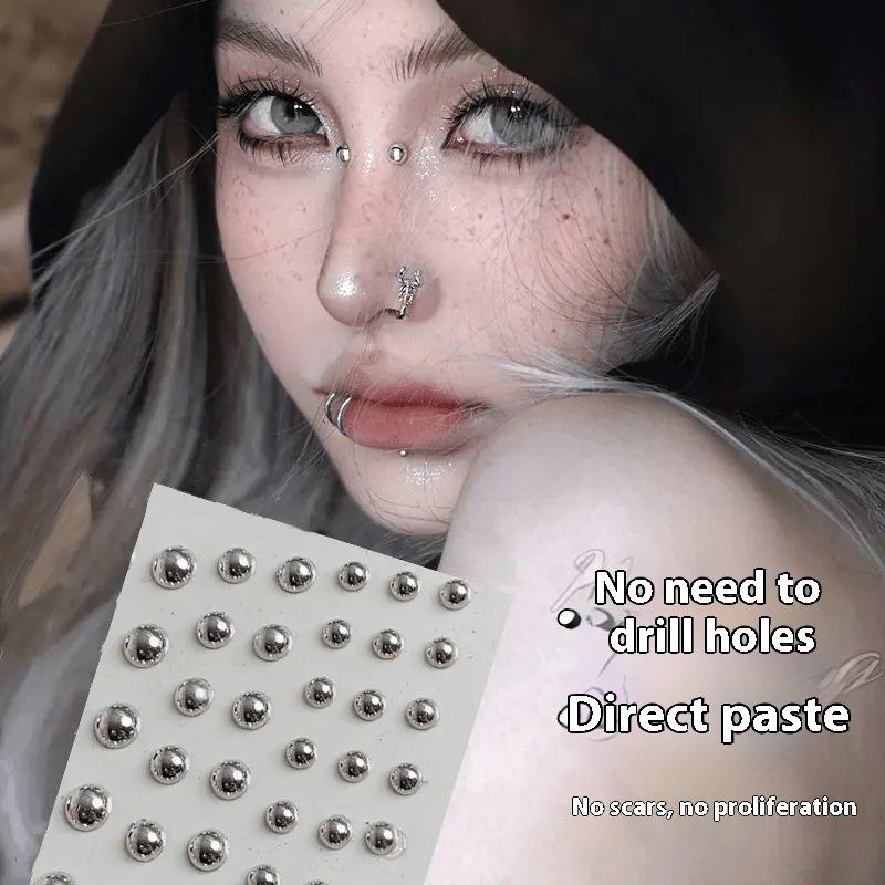 321 個非ピアスリップスタッドステッカー自己粘着防水再利用 - Body Jewelry Lip Ring のレビューと価格
