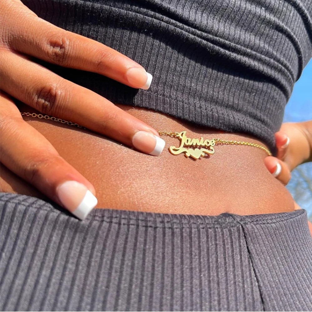 ボディチャーム,ビーチジュエリー,ベリーチェーン,カスタム名 - Body Jewelry Charms のレビューと価格