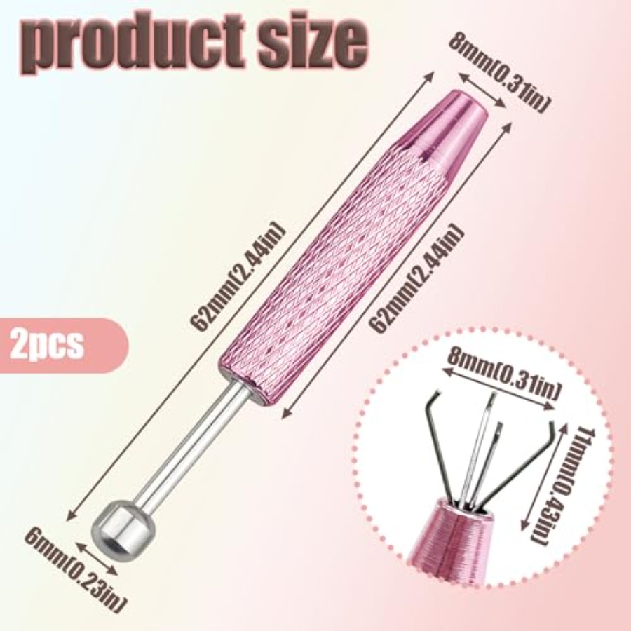2個入りピアスボールグラバーツールセット、4爪ダイヤモンドピ - Body Jewelry Removal Tool のレビューと価格