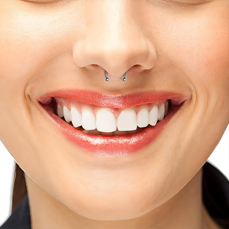 5個/ロット ステンレス鋼 18G ホースシュー型 サークル - Body Jewelry Lip Ring のレビューと価格